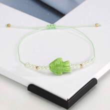 1 Set Bohemian Colorful Ceramic Fish Braided Bracelet Set (Ceramic Fish Color Is Random, Minor Cracks Are Normal Craftsmanship)