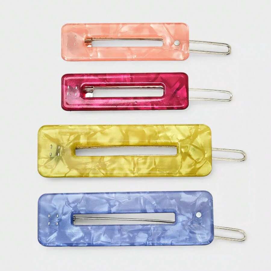 Rectangle Barrettes - 4pc - & Jack ™