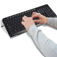 1pc Acrylic Keyboard Stand - 2 Color Options, Compact Desktop Riser Suitable For Keyboard And Mini PC, Space-Saving Design, Ideal For Modern Office | Stylish Keyboard Holder | Durable Plastic Base