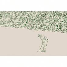 1 PIEZA Pintura abstracta simple de campo de golf verde para póster de juego de golf, cuadro en lienzo, arte de pared, imagen para decoración del hogar, regalo para salas de estar, dormitorios, comedores, con opción de marco moderno, pósteres, arte de pared, pinturas en lienzo