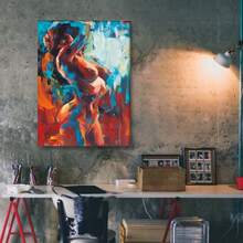 Framed Erotic Wall Art, Nude Wall Art, Erotic Figure Art, Women Erotic Art, Erotic Art Prints, Luxury Framed Wall Art, Colorful Erotic Art - Framed - View 5