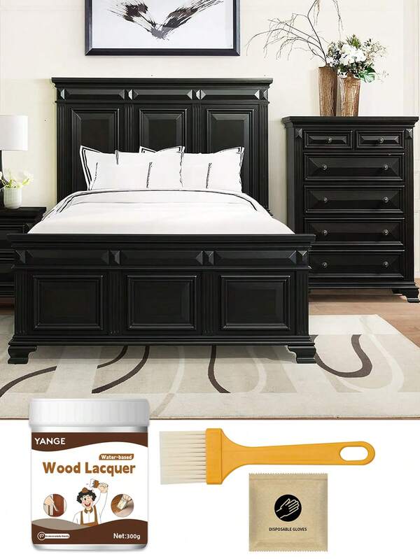 Tinta decorativa para móveis de madeira à base de água de secagem rápida, adequada para acabamento de portas, móveis e janelas em cores vibrantes