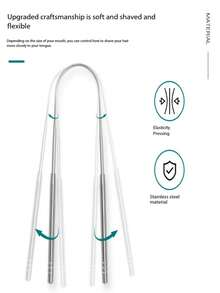 MasterMedi Tongue Cleaner With Box Is An Easy-To-Use Adult Tongue Cleaner For Oral Care And Hygiene (Single Package) - Multicolor - View 10