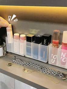 Bandeja organizadora multiusos y transparente para escritorio