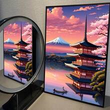 1 件韩国旅行海报艺术咖啡馆酒吧房间墙壁装饰礼物可选相框 - 彩色 - 查看 18