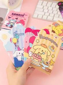 Sanrio 20 taccuini/set con stili casuali, Sanrio Kawaii Hello Kitty Cinnamoroll Kuromi My Melody, taccuini a taschino, quaderni con cartoni animati, articoli di cartoleria per ufficio, regali, (alcune parti possono essere casuali)
