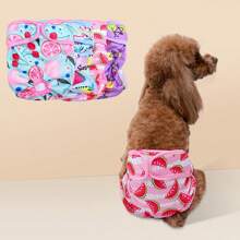 Culotte physiologique pour chienne femelle populaire en transfrontalier, culotte physiologique pour chien, couche, couche menstruelle, vêtement de printemps et d'été pour animaux de compagnie, exclusivité d'usine