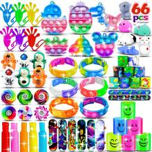 66/116/135 Pcs Children's Party Favors, Stress Relief Toys, Birthday Gifts, Prize Toy Capsules, Bulk Gift Bag Fillers, Carnival Prizes - Multicolor - View 11