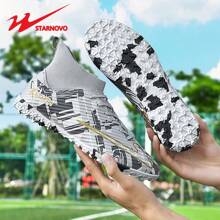 STARNOVO Unisex Football Cleats, Camouflage Outsole, Fashionable Sports, Stretch Collar For Comfort, Professional Football Shoes For Training & Match (Note: Camouflage Part On The Outsole Is Random)