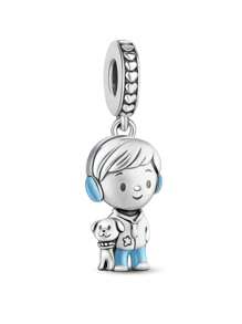 1 pièce Élégante perle charme en argent sterling 925 de la série infirmière de l'amour, adaptée pour les bracelets et bracelets des femmes, idéale pour la confection de bijoux DIY et la décoration de tenues quotidiennes pour les filles. Un accessoire abordable pour la rentrée scolaire.