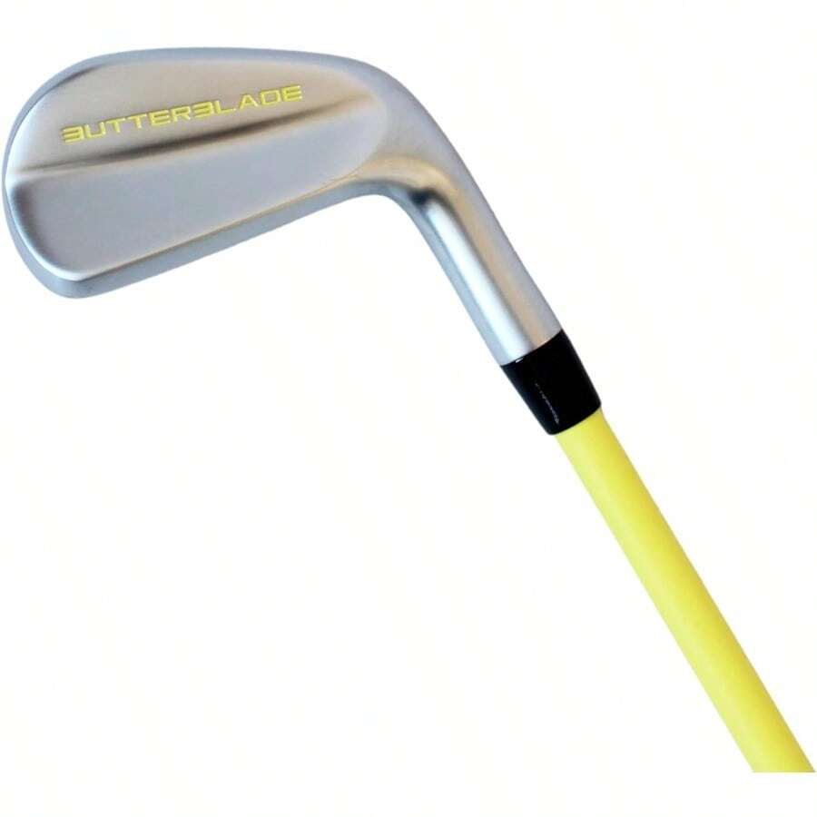 RYP ButterBlade Training Club Imp Accuracy Swing Mechanics RealTime Feedback Right LeftHanded Options Golf Training Club Golf Swing Trainer - Yellow - View 1