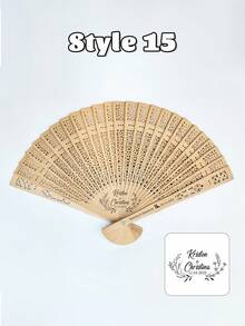 Personalized Wedding Fan Gifts / Wedding Folding Fan / Wedding Valentine's Day / Wedding Accessories / Bride's Personalized Gifts - Multicolor - View 21