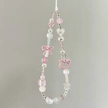 Sanrio 1 Pieza Estilo aleatorio Colgante de teléfono Kawaii Hello Kitty Charm lindo compatible con gato Kitty para decorar joyería (Algunas partes pueden ser aleatorias)