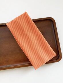 1条简约针织发带，学院风街头运动发饰，粉色、黑色、白色及多种颜色可选，男女皆宜，四季皆可佩戴，可作头巾、吸汗带、发带、秋冬发箍、女士度假装扮发饰、优雅围巾、女士头巾、柔软头巾。 - 橘色 - 查看 3