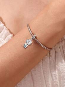 1 pièce Élégante perle charme en argent sterling 925 de la série infirmière de l'amour, adaptée pour les bracelets et bracelets des femmes, idéale pour la confection de bijoux DIY et la décoration de tenues quotidiennes pour les filles. Un accessoire abordable pour la rentrée scolaire.