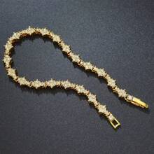 CIREY Pulsera con micro incrustación de circonita, accesorios de muñeca estilo hip hop