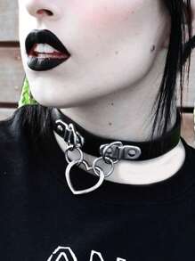 Women's Fashion Classic Black Pu Leather Collar Necklace Gothic Minimalist Necklace Daily Wear Costume Accessories Cat Collar Role Play Accessories Sexy Lingerie Accessories