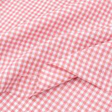 1pc Plaid Fabric Satin Polyester Cloth Material For DIY Sewing, Decoration, Home & Living, Art, Crafts, Clothing Sewing