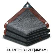 1pc Sunshade Cloth, 90% Sun Blocking Shade Net, Suitable For Garden, Patio, Plants, Greenhouse, Outdoor Gazebo, Lawn, Party, Picnic, Pool, Dog House, Easy To Hang Up. Applicable For Thanksgiving, Easter, Women's Day, Halloween And Other Holiday Gatherings - Black - View 9