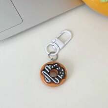 5pcs Cartoon Donut & Rabbit Keychain, Bag Pendant Accessories, Small For Friends Car Accessories Bag Charm Backpack For School Cute Goth Y2k Halloween Accessories Teachers Day Christmas Gift Ideas