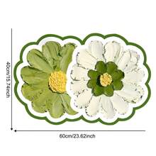 Alfombrilla de estilo campestre para encimera de cocina, almohadilla absorbente de gel de sílice, esterilla de escurrido para mesa, almohadilla de secado de platos, posavasos de secado rápido