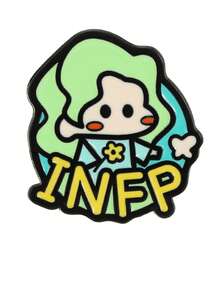 1 件装 16 型个性化 MBTI 徽章创意个性化职业个性化测试别针背包配件