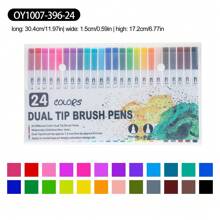 Set de plumones de acuarela con puntas duales, marcadores de punta suave y lavables, ideales para DIY, dibujos, bocetos, colorear para adultos, pintura artística e ilustración, con colores ricos y vibrantes, regalo perfecto para amigos, útiles escolares, de vuelta a clases