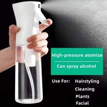 1 Stück Friseursprühflasche 200ML/300ML/500ML mit Hochdruck Dauerspray, weißem Automatikdruck und Ultrafeinem Sprühnebel