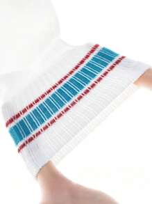 10 pares/5 pares/1 par de calcetines de tripulación de unicolor y a rayas, transpirables y que absorben la humedad, estilo deportivo, para niños y adolescentes, adecuados para primavera y verano, regalos de festividades