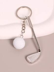 1pc Funny Golf Ball Key Chain Accessory