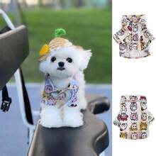 Lightweight Pet Clothes For Cats And Small Dogs, Swan Pajama Shirts, Extremely Adorable Dog Sleepwear For Indoor & Air-Conditioning, Spring/Summer