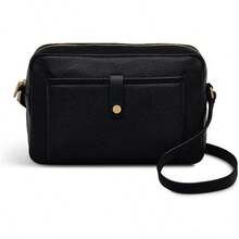 London Sandler Way Mini Zip Around Crossbody For Women In Grained Leather With Adjustable Strap - as pic - View 2