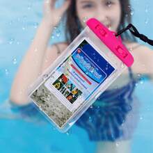 1pc/2pcs/4pcs Waterproof Floating Phone Pouch For Beach, Pool, Underwater Use, Touch Screen, Outdoor Swimming Photography Accessory