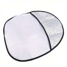 1 pieza Cubierta protectora de aluminio para el volante del coche de verano, anticalórica, plegable, de aislamiento térmico y anticoptaminación