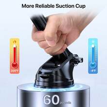 Adjustable Carbon Fiber Car Suction Cup Phone Holder - Stable, Non-Shake Grip, Fit For Various Mobile Phones And Cars, Extendable Arm For Secure Mounting, Phone Holder For Car