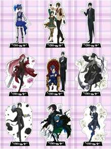 1 pieza Figura de acrílico de pie con personaje de anime - Figura de acción, decoración de escritorio y del hogar, regalo perfecto para el Día de San Valentín, cumpleaños y fans - Figurita