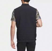 Adidas 男士高尔夫背心 - 黑色 - 查看 4