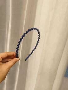 Frosted Multi-Color Fashion Hair Pressing Headband Invisible Wave Headband Summer Sports Face Washing Short Hair Headband Hair Hoop - Multicolor - View 6