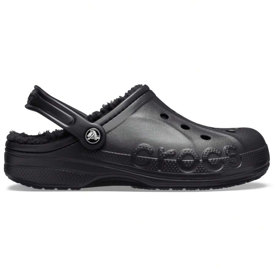 Crocs Unisex Baya Lined Clog - màu đen - Xem 1