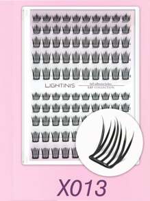 80/100 racimos DIY de pestañas postizas falsas pequeñas y delgadas, pestañas segmentadas, con rizado C+D ligero, pestañas individuales autoinjertas