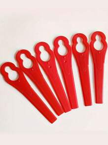 10/30/100pcs Lawn Mower Replacement Blade, Plastic Gourd Shaped Blades For Patio Lawn Garden Lawn Mower, Garden Lawn Trimmer Mower Accessories Tools