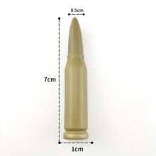 2025年新款Copyplay海盗道具塑料子弹，逼真的海盗子弹，适合射击游戏、派对装饰、趣味礼物、节日礼物 - 彩色 - 查看 9