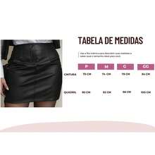 Women's Leather Skirt Zar Model Spring/Summer Fashion - màu đen - Xem 5
