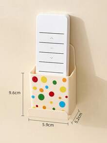 1 szt. Uchwyt do przechowywania klimatyzatora i pilota do telewizora, ścienny organizer bez wiercenia