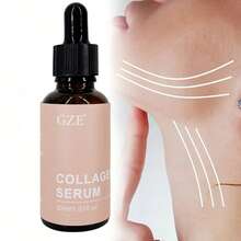 GZE 1 液盎司/30 毫升超保湿胶原蛋白精华 - 紧致保湿，男女适用，抗衰老抗皱护肤 - 粉色 - 查看 2