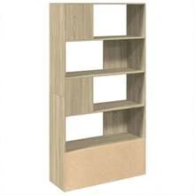 vidaXL Bücherregal Sonoma-Eiche 100x36x189 cm Holzwerkstoff - Braun - Übersicht 4