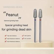 4/20件套指甲抛光钻头、指甲钻头、丙烯酸凝胶卸甲液、指甲抛光工具、美甲修脚工具、指甲锉 - 彩色 - 查看 3