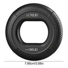 1 Stück Handtrainer Muskeltraining Griffstärke Trainingsgerät Ring aus Silikon, Fitnessstudio, Sport, Gymnastik, Heimtraining