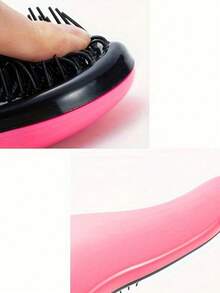 1pc Soft Solid Color Hair Brush, Scalp Massager Hair Styler Tool Suitable For All Hair Types, Gift For Men & Women, Mother's Day Gift, Back To School, Travel Holiday Essentials, Hair Accessories For Women, Brushes, Edge Brush, Detangling Brush, Ball Brush, Mini Hair Brush Set, Wooden Comb, Hair Brush, Hair Brush Set, Comb Hair, Comb For Curls, Detangling Brush, Hair Brush For Women, Hair, Hair Products, Hair Tools, Hair Stuff, Barber, Barber Accessories, Barbershop, Hairdressing Equipment - Multicolor - View 4