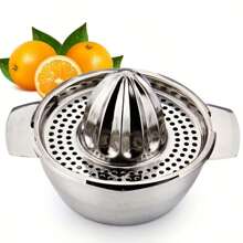 Presse-agrumes manuel en acier inoxydable de 1300 ml : outil de cuisine de haute qualité pour extraire le jus frais de citrons, d'oranges et plus encore